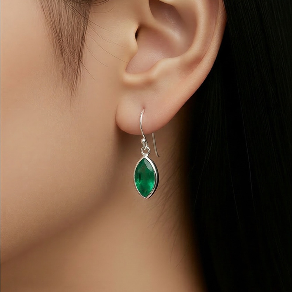 Emerald Earrings - image 2